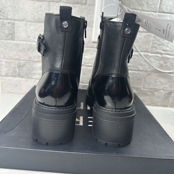 Naturalizer Jac Womens Water Repellent Ankle Combat & Lace-up Boots Size 9M NIB - Picture 4 of 5